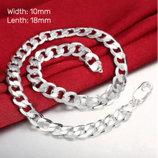 10MM 925 Sterling Silver Thick