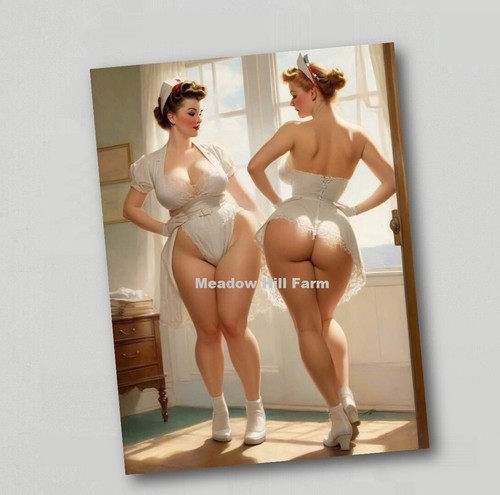 Fridge magnet pin girl - pin, up