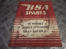 Bsa model single cylinder - bsa,