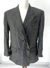 Qasimi NWOT  gray plaid blazer