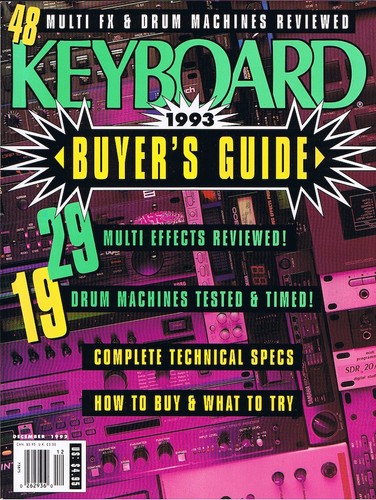 1992 keyboard magazine - keyboard,