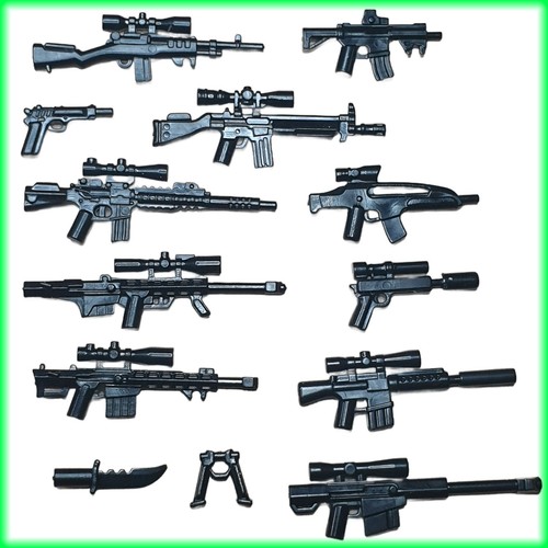 Minifigure weapons custom pack - minifigure,