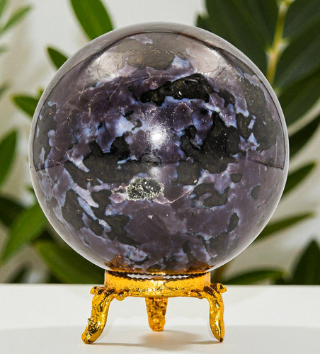 Indigo gabbro crystal - a+,