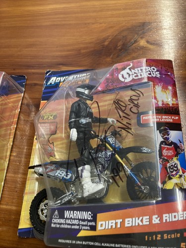 Travis pastrana signed dirt - travis,