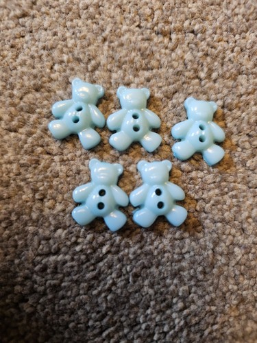 Blue beddy bear shaped - blue,
