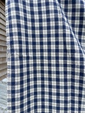 Vintage French check linen
