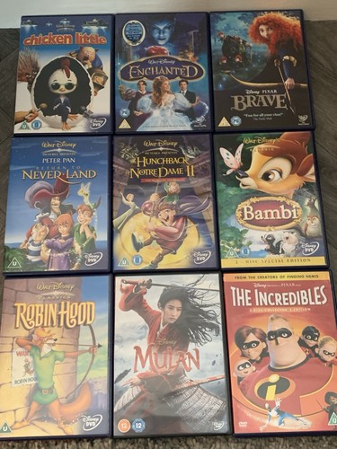 Disney job lot dvd bundle - disney,