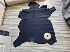 DARK BLUE NIGERIAN BOOKBINDING LEATHER GOATSKIN  1.0 mm "RARE"