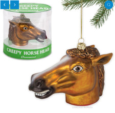 Creepy Horse Head ornament