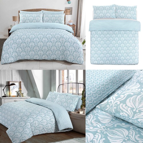 Nightcomfort duck egg - egg, damask