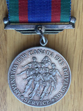 WW2 Commonwealth Silver Canada Canadian Volunteer Service Medal