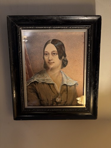 Antique oil watercolour - antique,