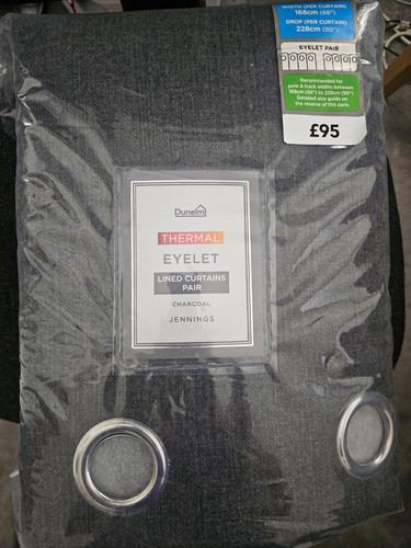Dunelm thermal lined eyelet - thermal,