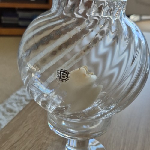 Dartington glass candelamp - glass,