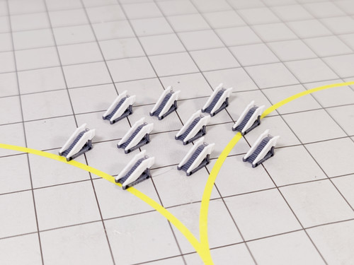 10x white regional aircraft - white,