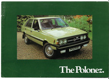Polski Polonez 1500 1978-1979 UK Market Preview Foldout Sales Brochure FSO