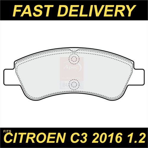 Brake pads set for citroen - brake, c3