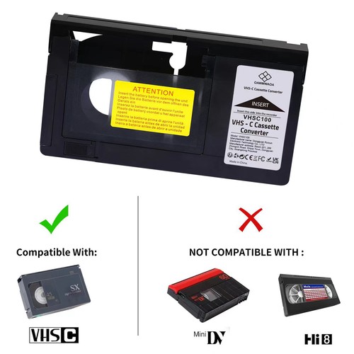 Vhs vhsc tape converter - to,