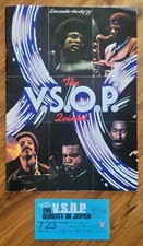 VSOP AUTOGRAPHED 1977 Program w/ Ticket, Hancock Shorter Hubbard Tony Williams +