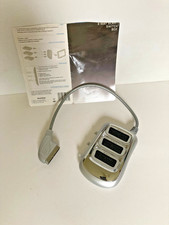 3-Way Scart Switch Box with User Guide. Maxview brand. Silver Colour. Never Used