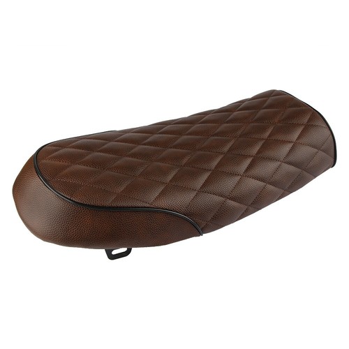 Brown motorcycle seat flat - seat,