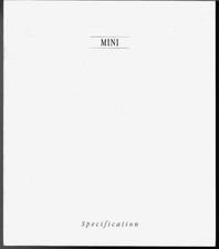 Rover Mini Specifications 1991