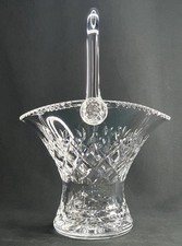 Vtg Lead Crystal Cut Glass