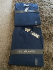 2 x M&S Pure Cotton Jumper