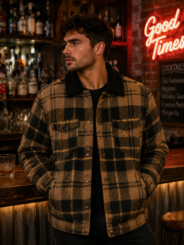 Mens wrangler wool plaid - mens,