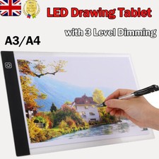 A3/A4 LED Drawing Board Diamond Painting Light Box Copy Tracing &Ultra-thin Pad*