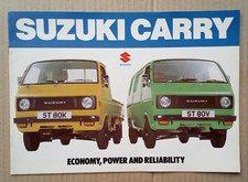 Suzuki Carry Van & Pick-up UK brochure - 1979 - Excellent condition
