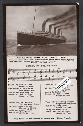 Postcard rms titanic shipping - titanic,