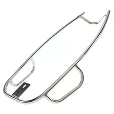 VESPA PX PE T5 CLASSIC ULMA STYLE POLISHED STAINLESS STEEL GRAB RAIL