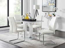 GIOVANI White High Gloss Grey