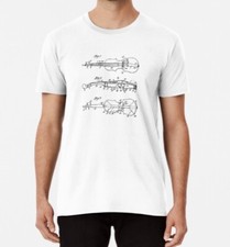 Violin Blueprint T shirt -
