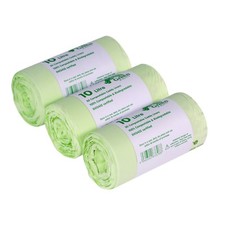150x 10 Litre Compostable Caddy Liners for Food Waste/Caddy Bags - 10L