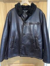 armani jeans leather jacket