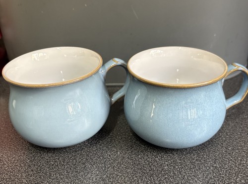 Denby colonial blue cups only - cups,