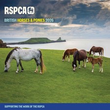 RSPCA, British Horses & Ponies Calendar 2026 - Animal - Month To View