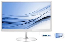 Philips 24” White Monitor, Model No: 247E6EDAW/00, 1920 x 1080, 60 Hz, LCD