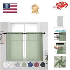 Elegant Sage Green Voile