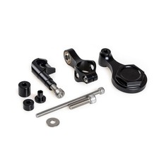 Black steering damper mounting - steering,