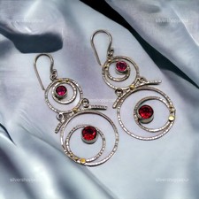 925 Silver Round Natural Pink