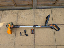 WORX WG169E cordless strimmer with 2Ah battery and charger