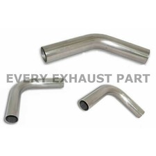 STAINLESS STEEL MANDREL EXHAUST BENDS TUBE ELBOWS 45 90 DEGREE 35MM OD -76MM OD