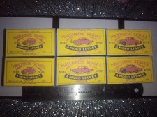 Matchbox -  Early model boxes 36-46-57  Replica / Copy Box 