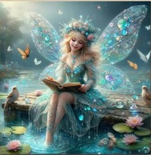 WATER LILY FAIRY PRINTED 14