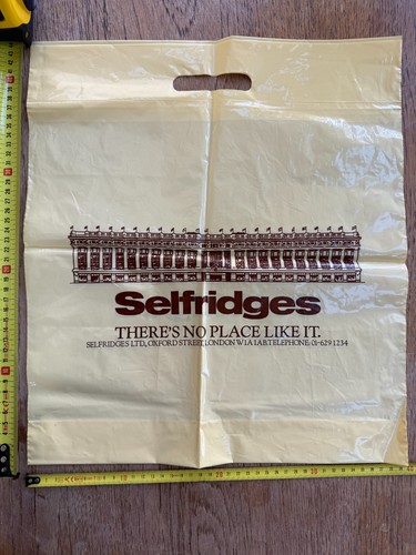 Vintage selfridges carrier bag - selfridges,