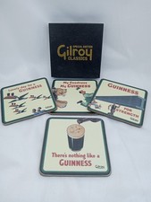 Set Of 4 Guinness Coasters