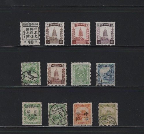 Manchukuo lot 168 used - manchukuo-,